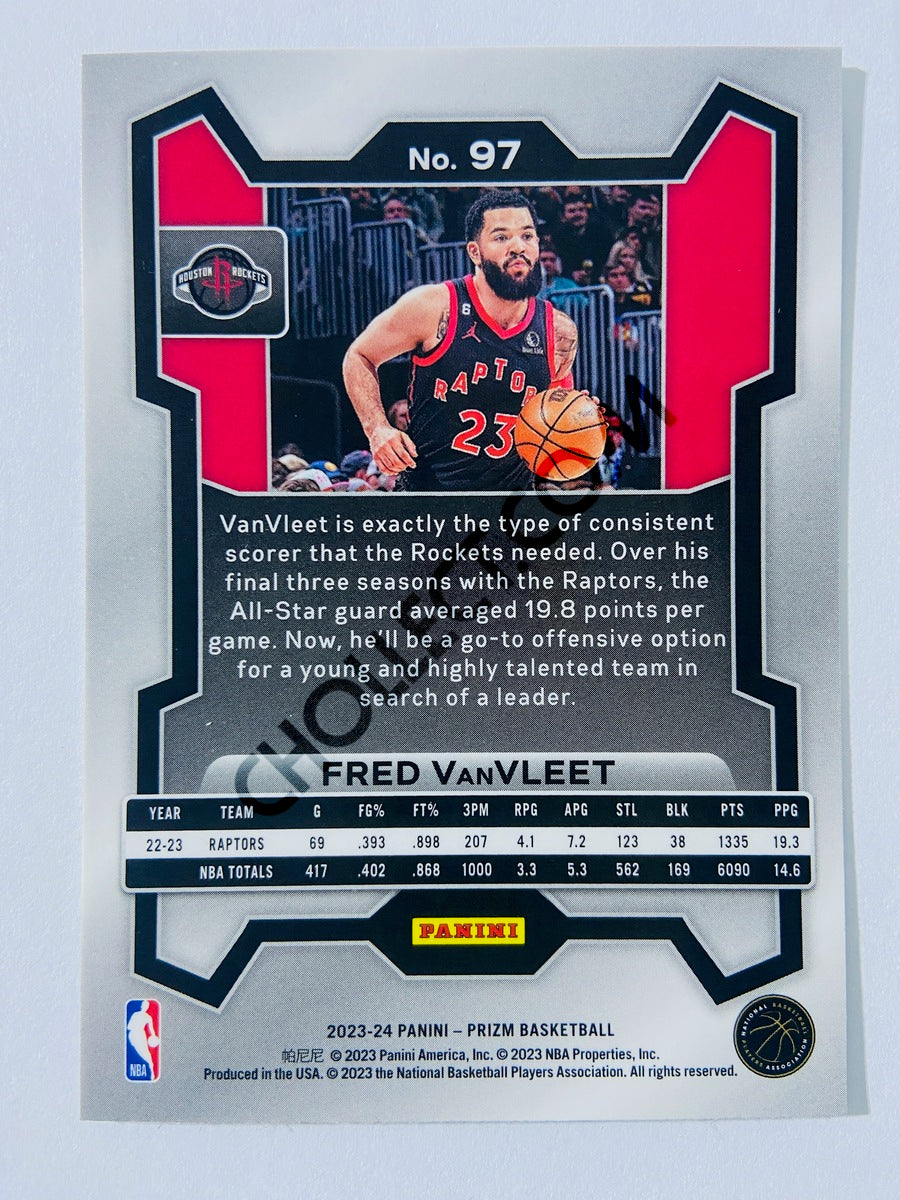 Fred VanVleet – Houston Rockets 2023-24 Panini Prizm #97