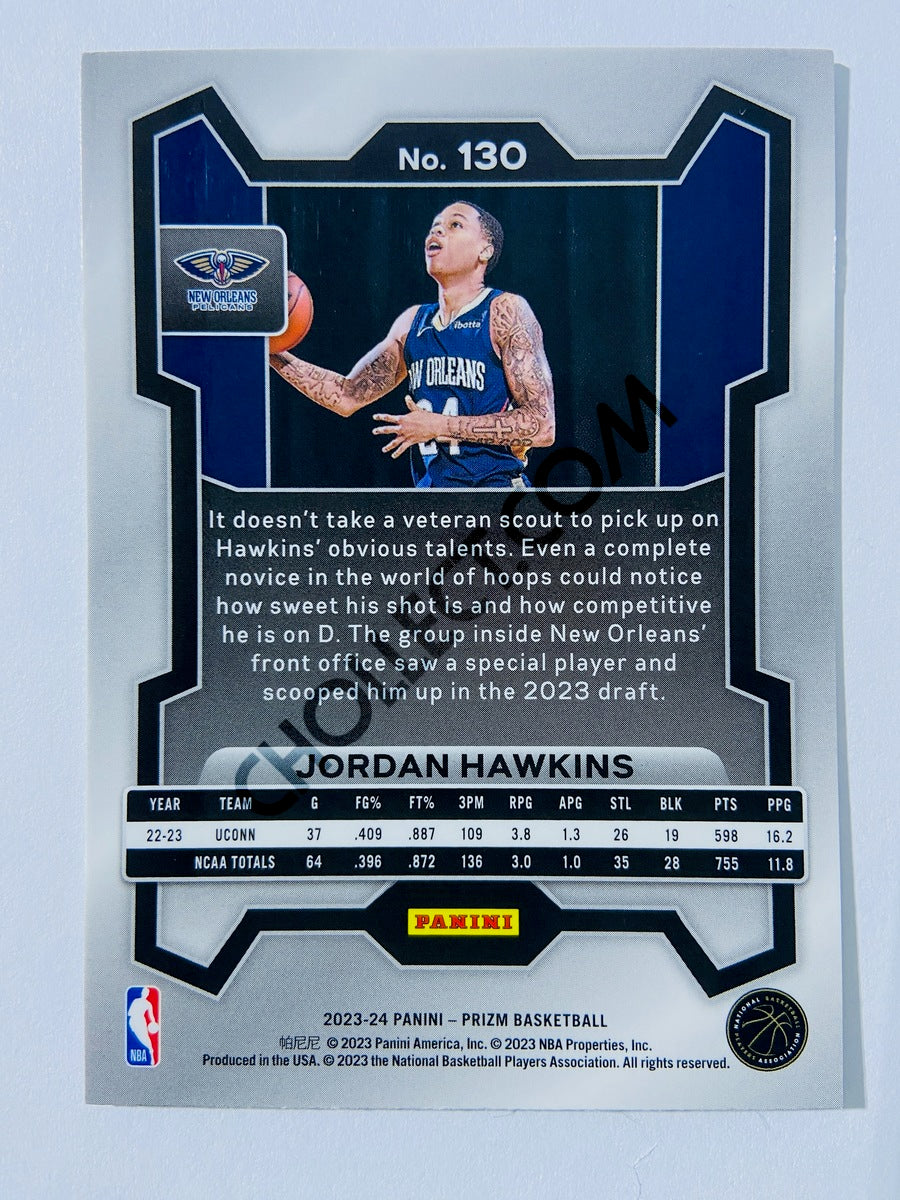 Jordan Hawkins – New Orleans Pelicans 2023-24 Panini Prizm RC Rookie #130