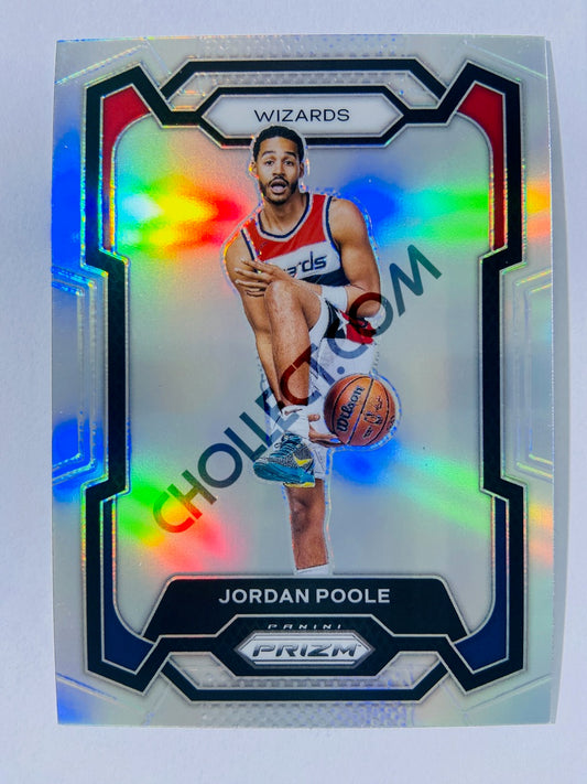 Jordan Poole – Washington Wizards 2023-24 Panini Prizm Silver Parallel #51