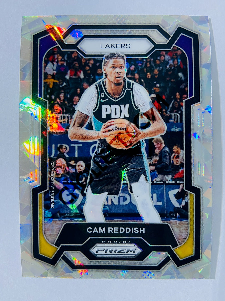 Cam Reddish – Los Angeles Lakers 2023-24 Panini Prizm Cracked Ice Prizm Parallel #230