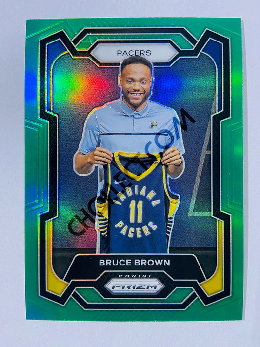 Bruce Brown – Indiana Pacers 2023-24 Panini Prizm Green Parallel #67