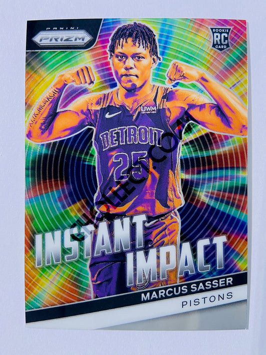 Marcus Sasser – Detroit Pistons 2023-24 Panini Prizm Instant Impact Insert RC Rookie #22