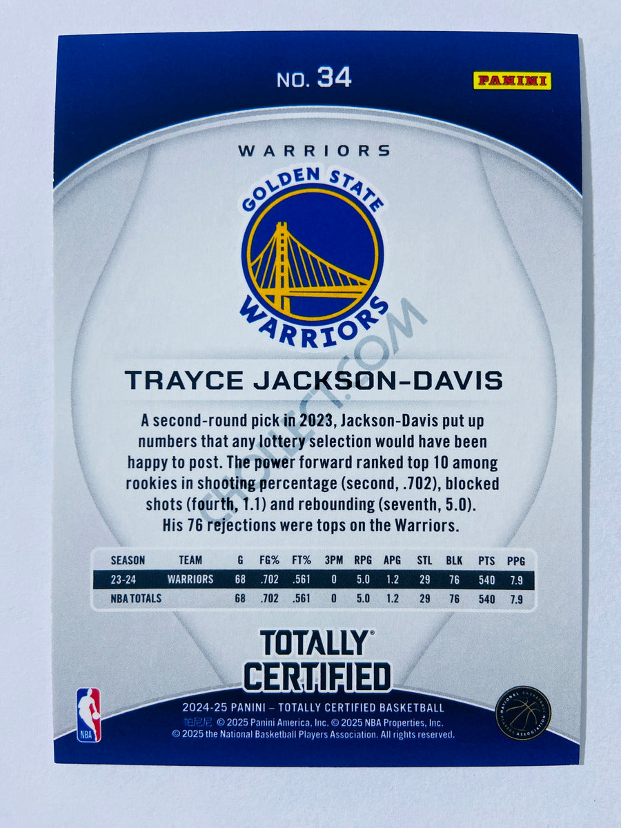 Trayce Jackson-Davis – Denver Nuggets 2024-25 Panini Totally Certified #34