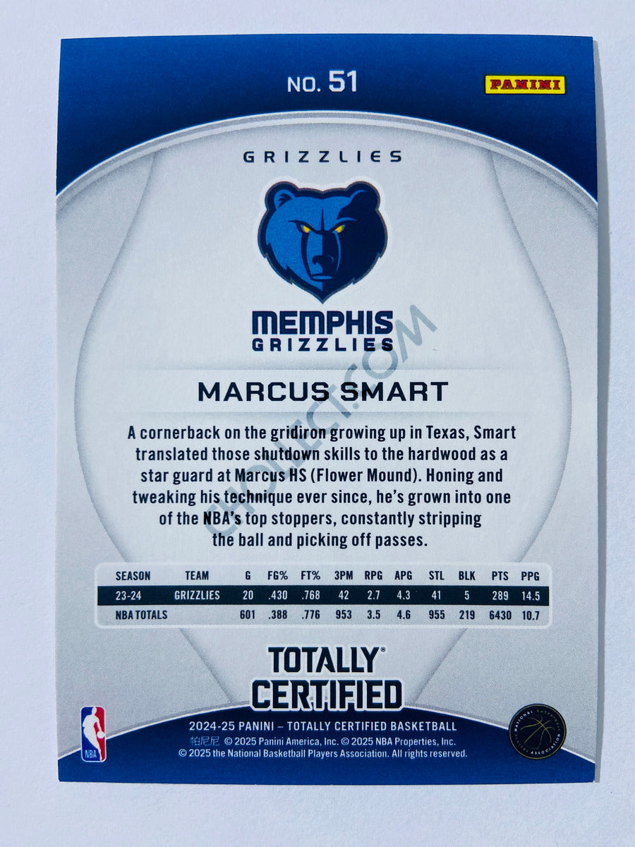 Marcus Smart – Memphis Grizzlies 2024-25 Panini Totally Certified #51