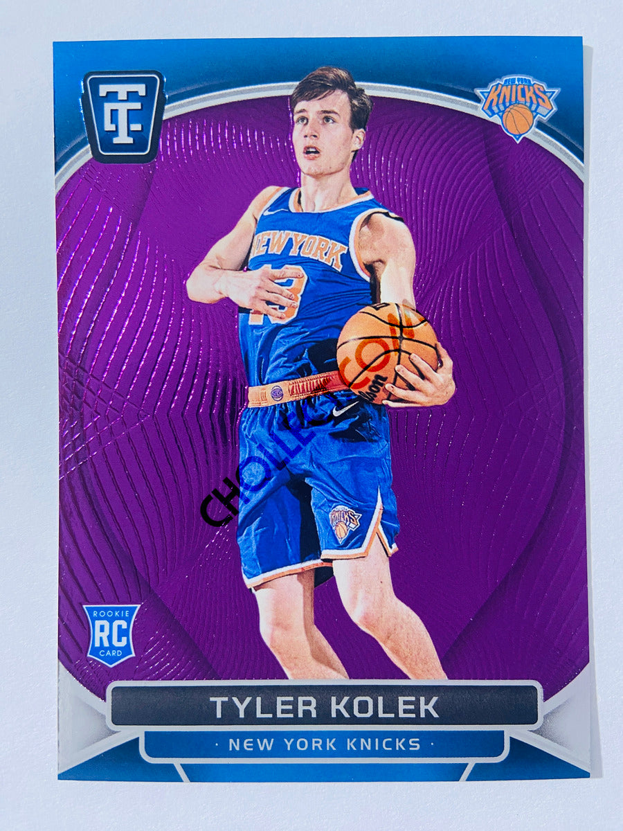 Tyler Kolek – New York Knicks 2024-25 Panini Totally Certified Purple RC Rookie #145