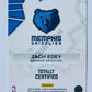 Zach Edey – Memphis Grizzlies 2024-25 Panini Totally Certified Rock the Rim RC Rookie #1