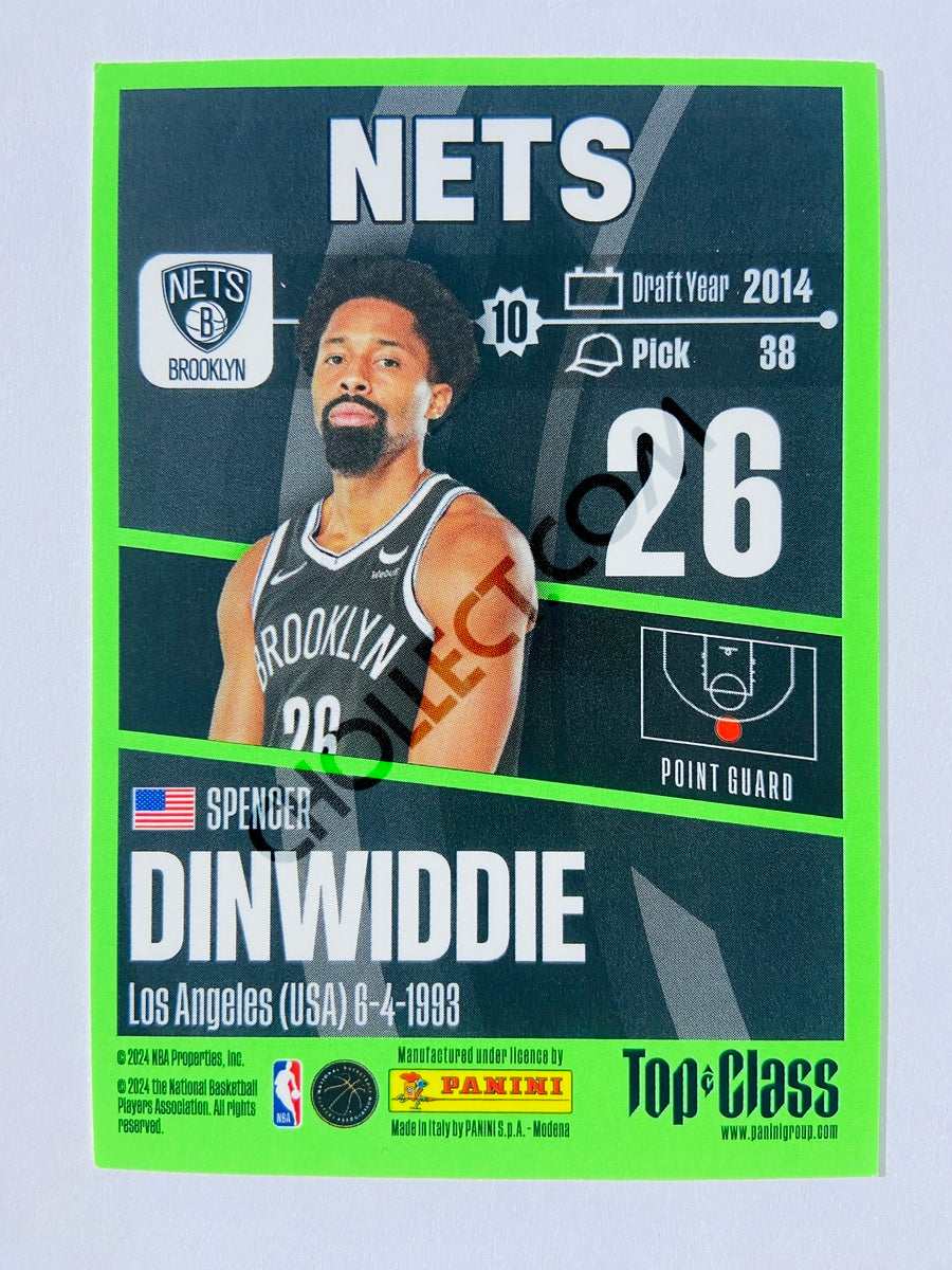 Spencer Dinwiddie - Brooklyn Nets 2023-24 Panini Top Class #12