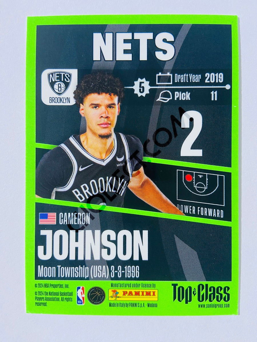 Cameron Johnson - Brooklyn Nets 2023-24 Panini Top Class #14