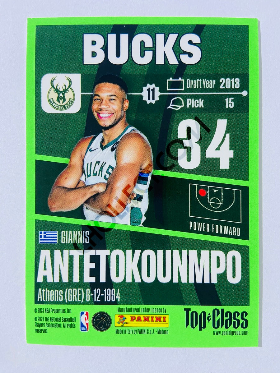 Giannis Antetokounmpo - Milwaukee Bucks 2023-24 Panini Top Class #42