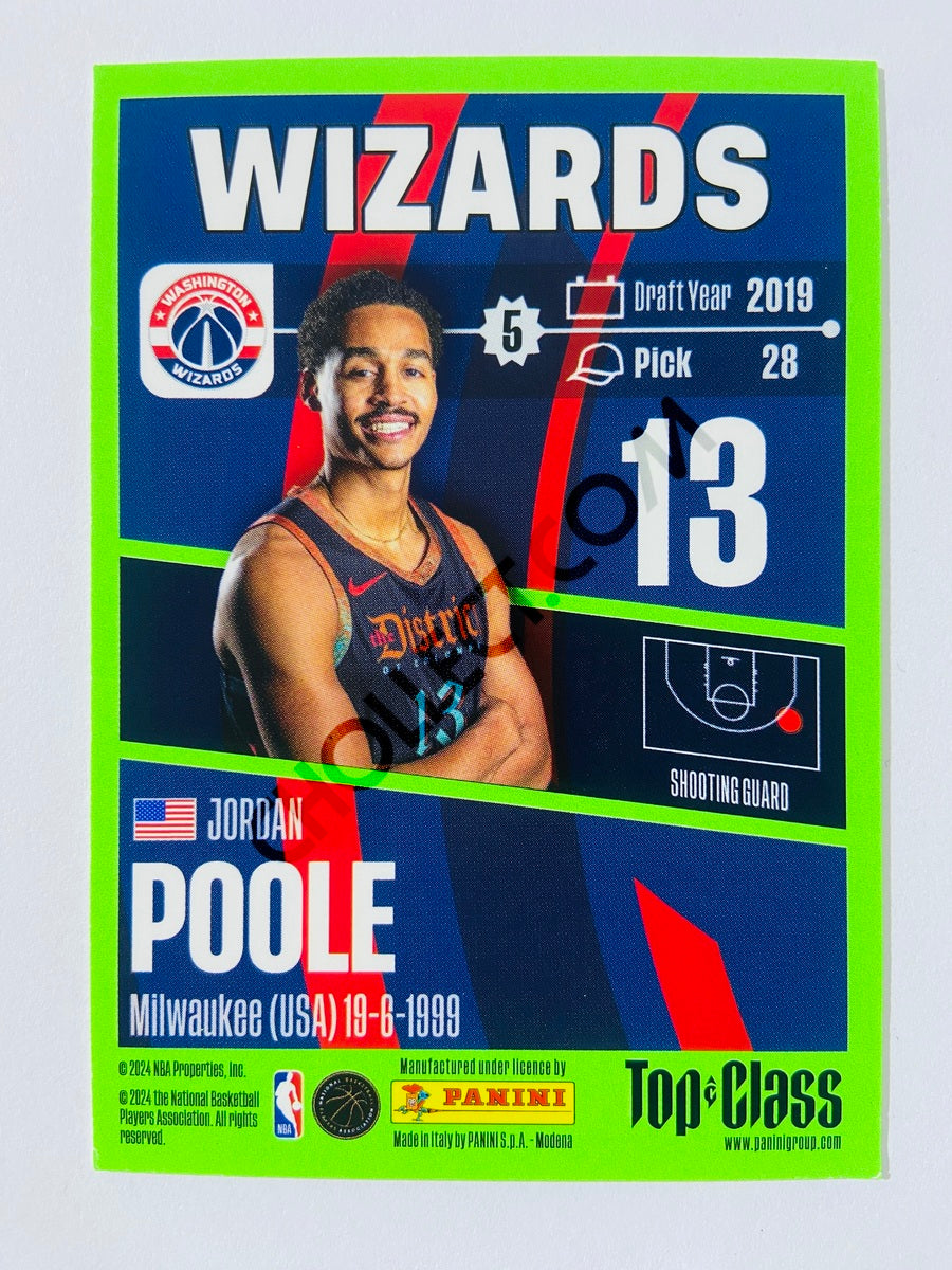 Jordan Poole - Washington Wizards 2023-24 Panini Top Class #62