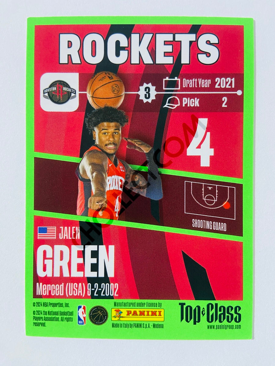 Jalen Green - Houston Rockets 2023-24 Panini Top Class #82