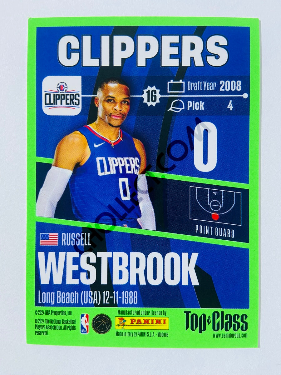 Russell Westbrook - Los Angeles Clippers 2023-24 Panini Top Class #87