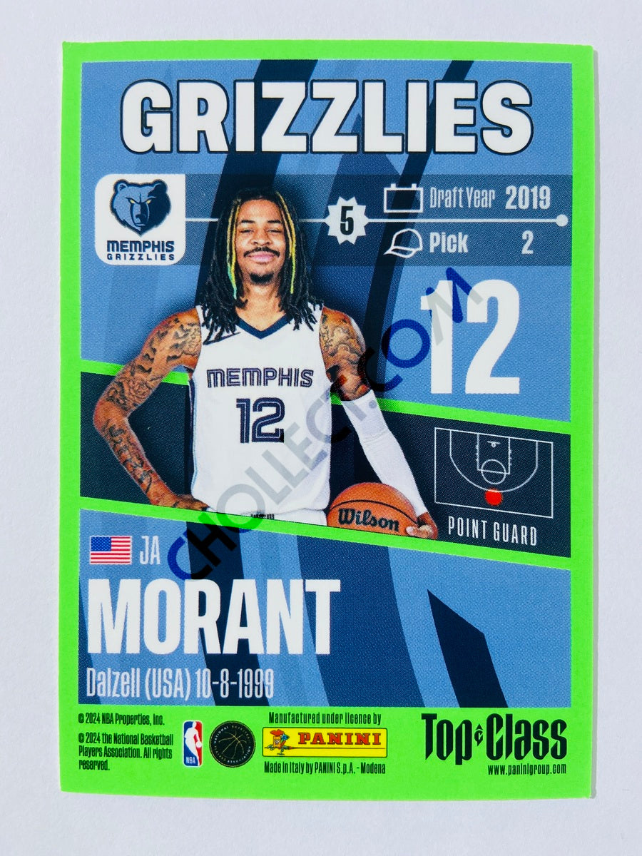 Ja Morant - Memphis Grizzlies 2023-24 Panini Top Class #95