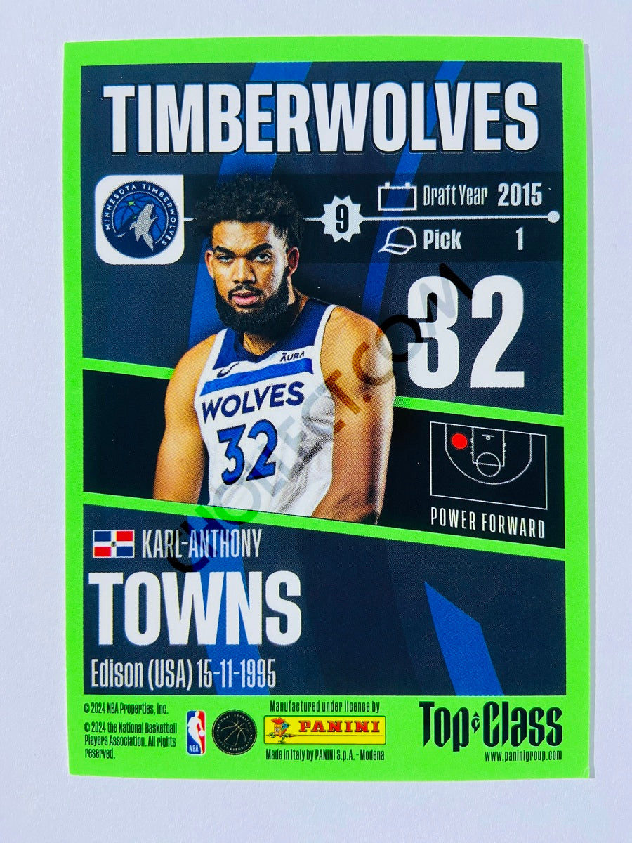 Karl-Anthony Towns – Minnesota Timberwolves 2023-24 Panini Top Class #102