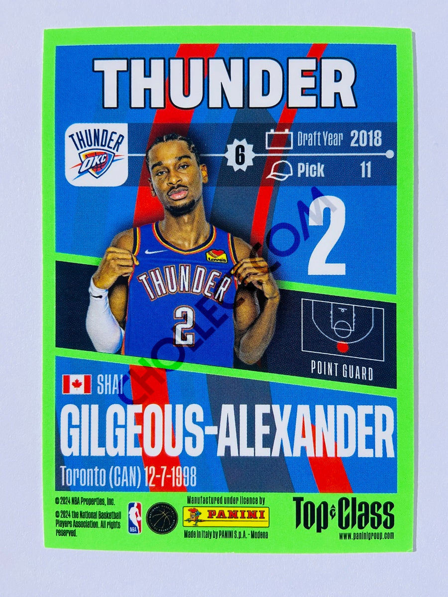 Shai Gilgeous-Alexander – Oklahoma City Thunder 2023-24 Panini Top Class #108