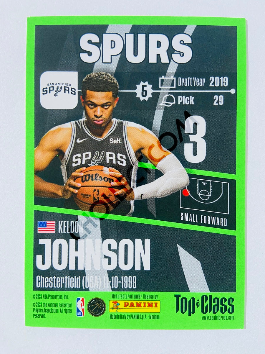 Keldon Johnson - San Antonio Spurs 2023-24 Panini Top Class #128