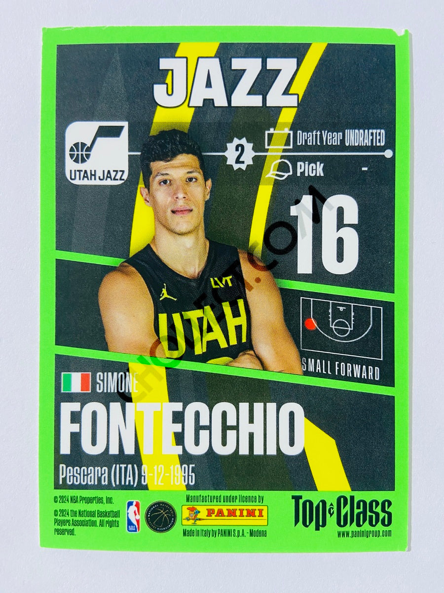 Simone Fontecchio - Utah Jazz 2023-24 Panini Top Class #132