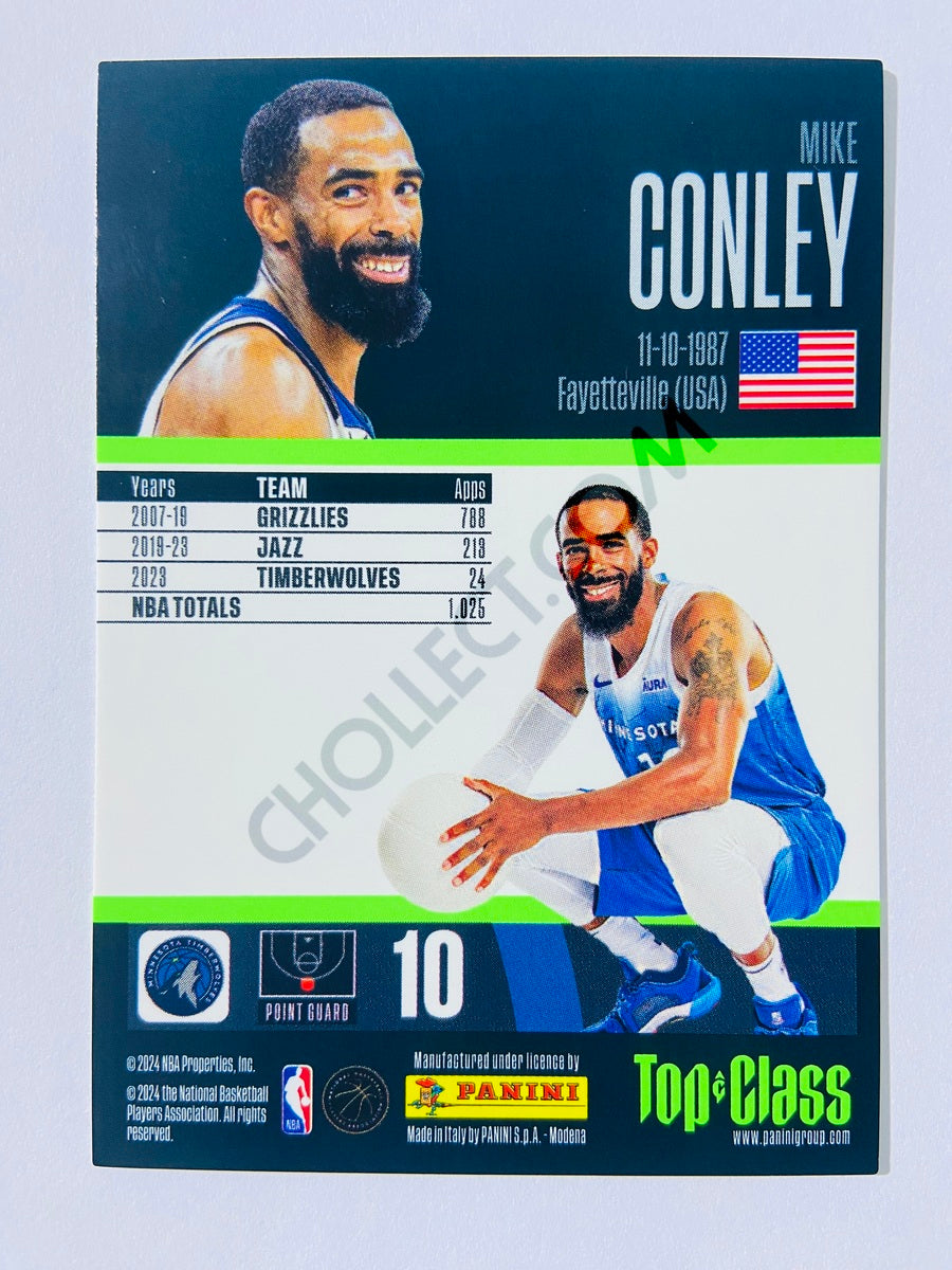 Mike Conley - Minnesota Timberwolves 2023-24 Panini Top Class Master Class #248