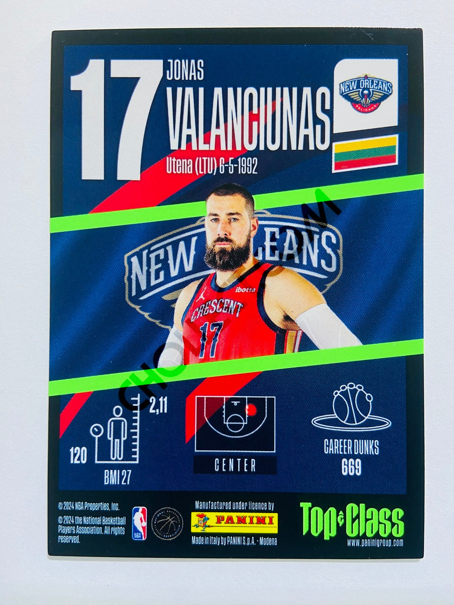 Jonas Valanciunas - New Orleans Pelicans 2023-24 Panini Top Class Max Power #176