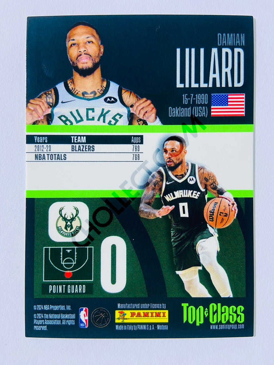 Damian Lillard - Milwaukee Bucks 2023-24 Panini Top Class New Sensation #253