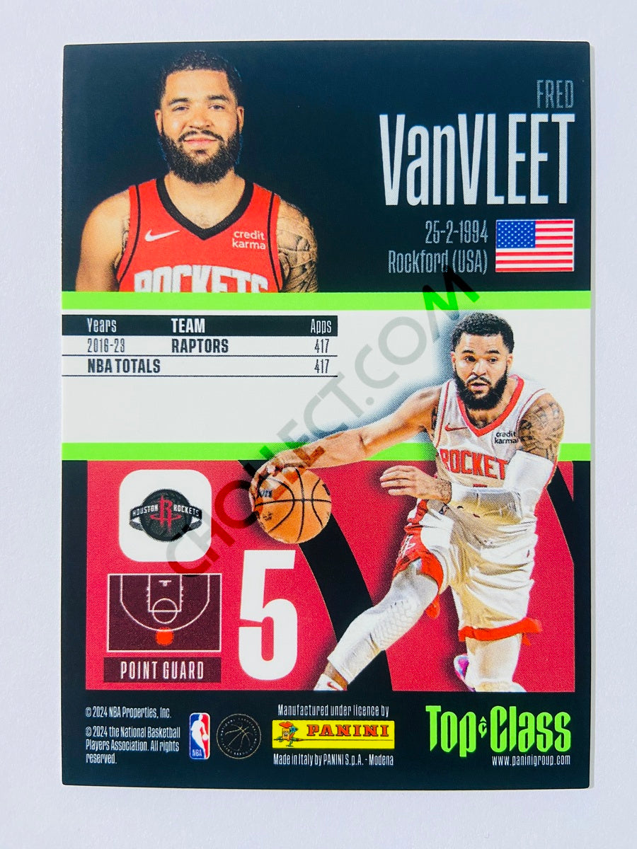 Fred VanVleet - Houston Rockets 2023-24 Panini Top Class New Sensation #254