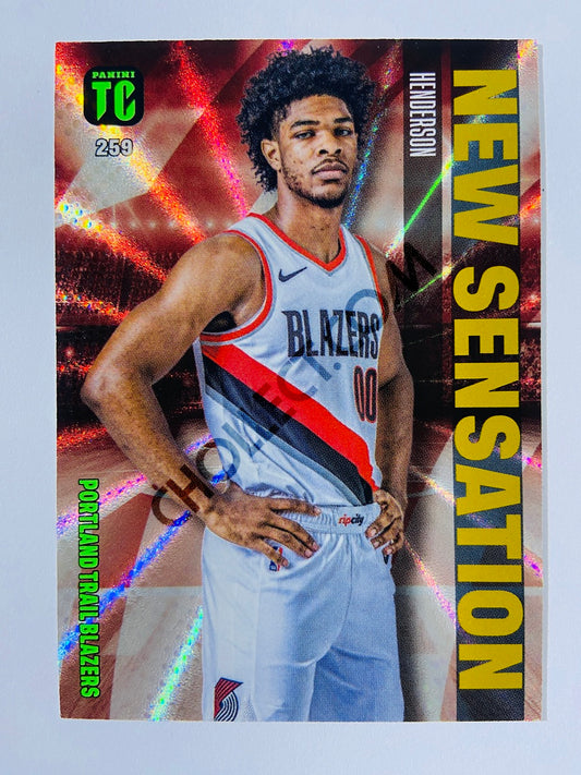 Scoot Henderson – Portland Trail Blazers 2023-24 Panini Top Class New Sensation #259