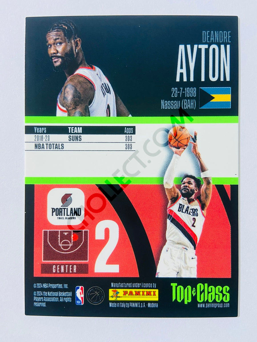 Deandre Ayton - Portland Trail Blazers 2023-24 Panini Top Class New Sensation #260