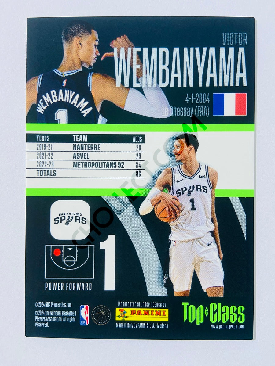 Victor Wembanyama - San Antonio Spurs 2023-24 Panini Top Class New Sensation #261