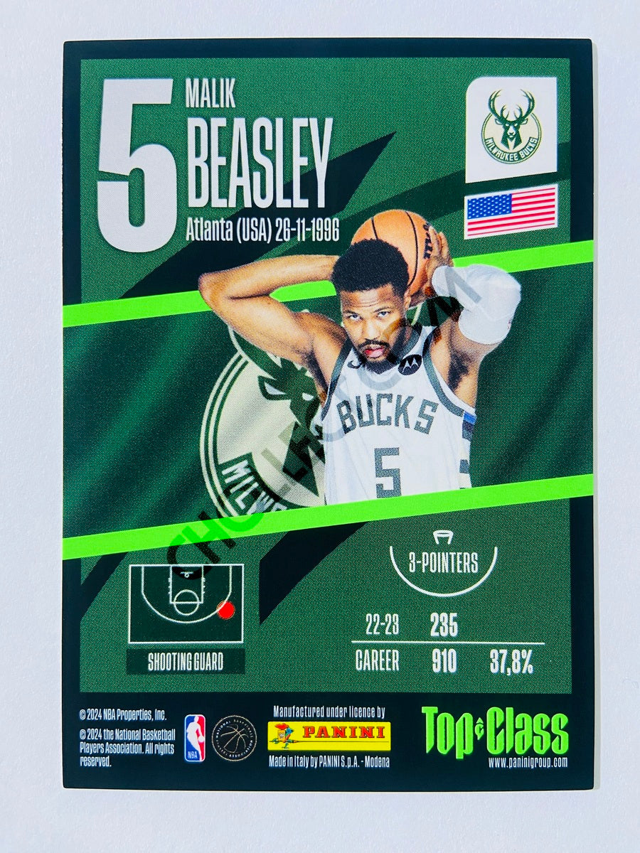 Malik Beasley - Milwaukee Bucks 2023-24 Panini Top Class Rainbow Master #205
