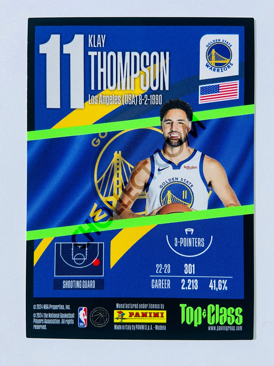 Klay Thompson - Golden State Warriors 2023-24 Panini Top Class Rainbow Master #209