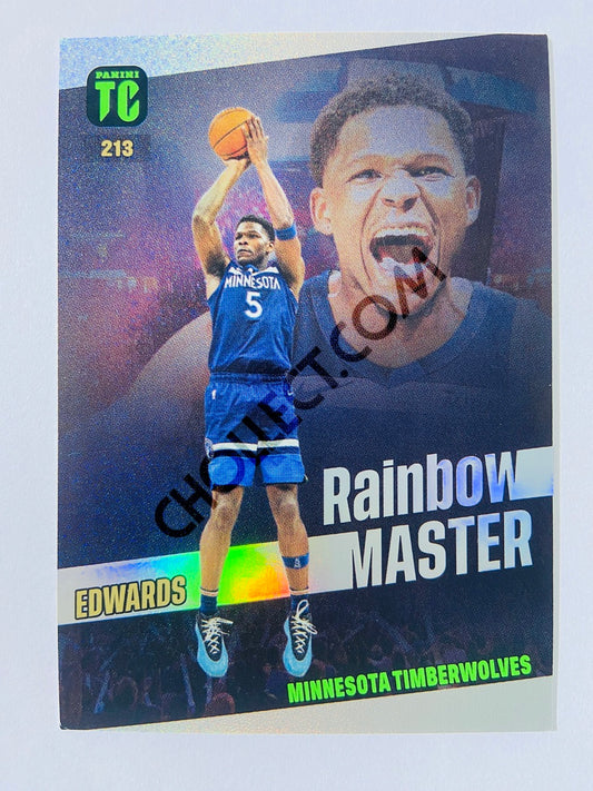 Anthony Edwards - Minnesota Timberwolves 2023-24 Panini Top Class Rainbow Master #213