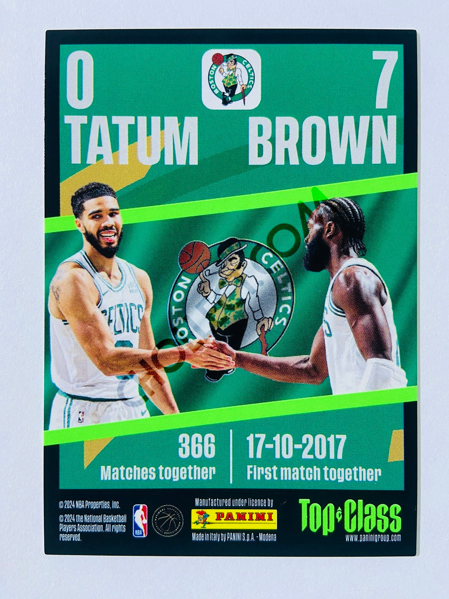 Jayson Tatum / Jaylen Brown - Boston Celtics 2023-24 Panini Top Class Synergy #218
