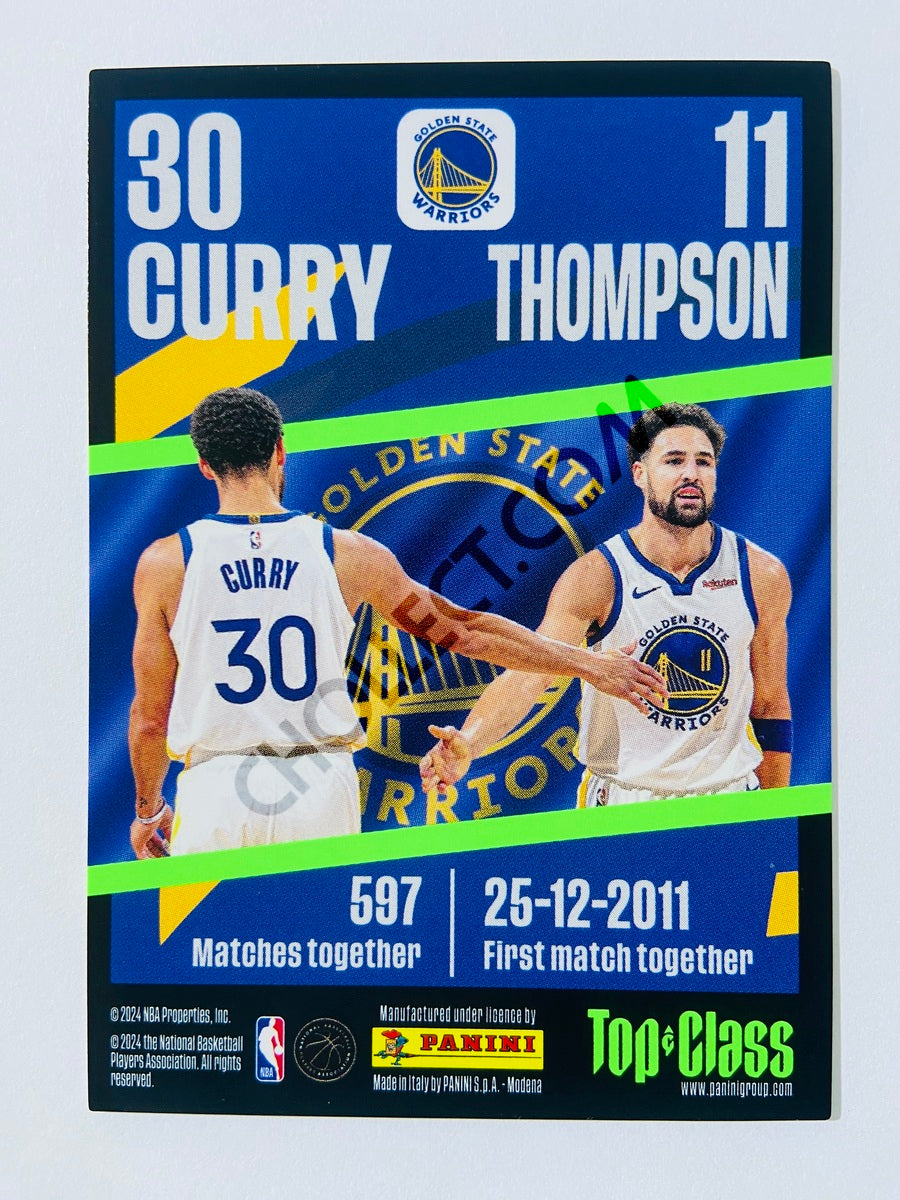 Stephen Curry / Klay Thompson - Golden State Warriors 2023-24 Panini Top Class Synergy #228