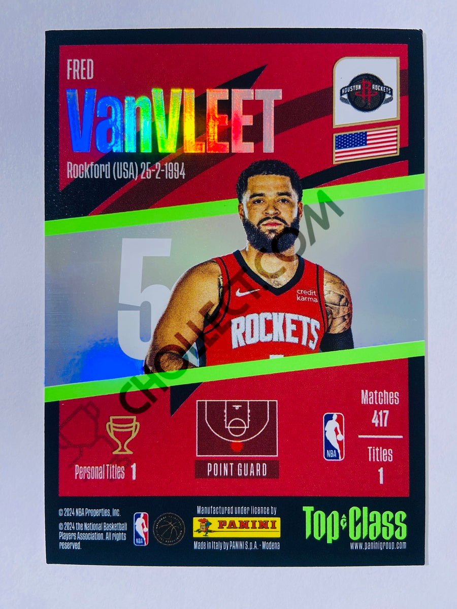 Fred VanVleet - Houston Rockets 2023-24 Panini Top Class Winner #194