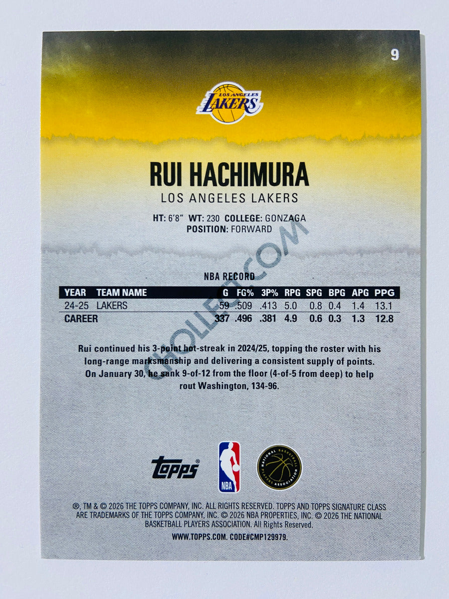 Rui Hachimura - Los Angeles Lakers 2025-26 Topps Signature Class #9