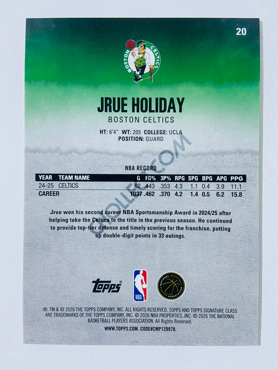 Jrue Holiday - Boston Celtics 2025-26 Topps Signature Class #20