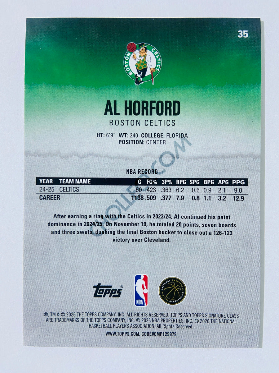 Al Horford - Boston Celtics 2025-26 Topps Signature Class #35