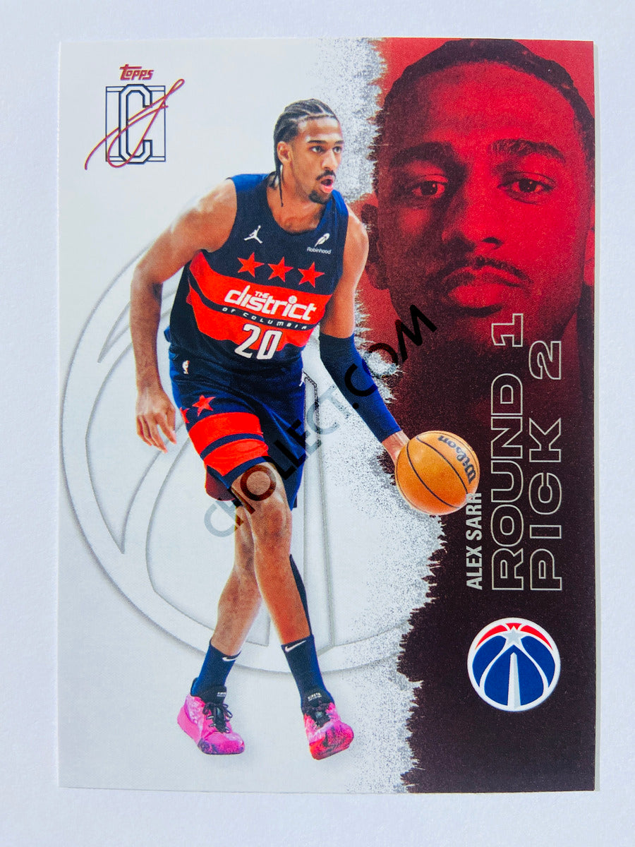 Alex Sarr - Washington Wizards 2025-26 Topps Signature Class #66