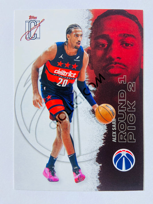 Alex Sarr - Washington Wizards 2025-26 Topps Signature Class #66