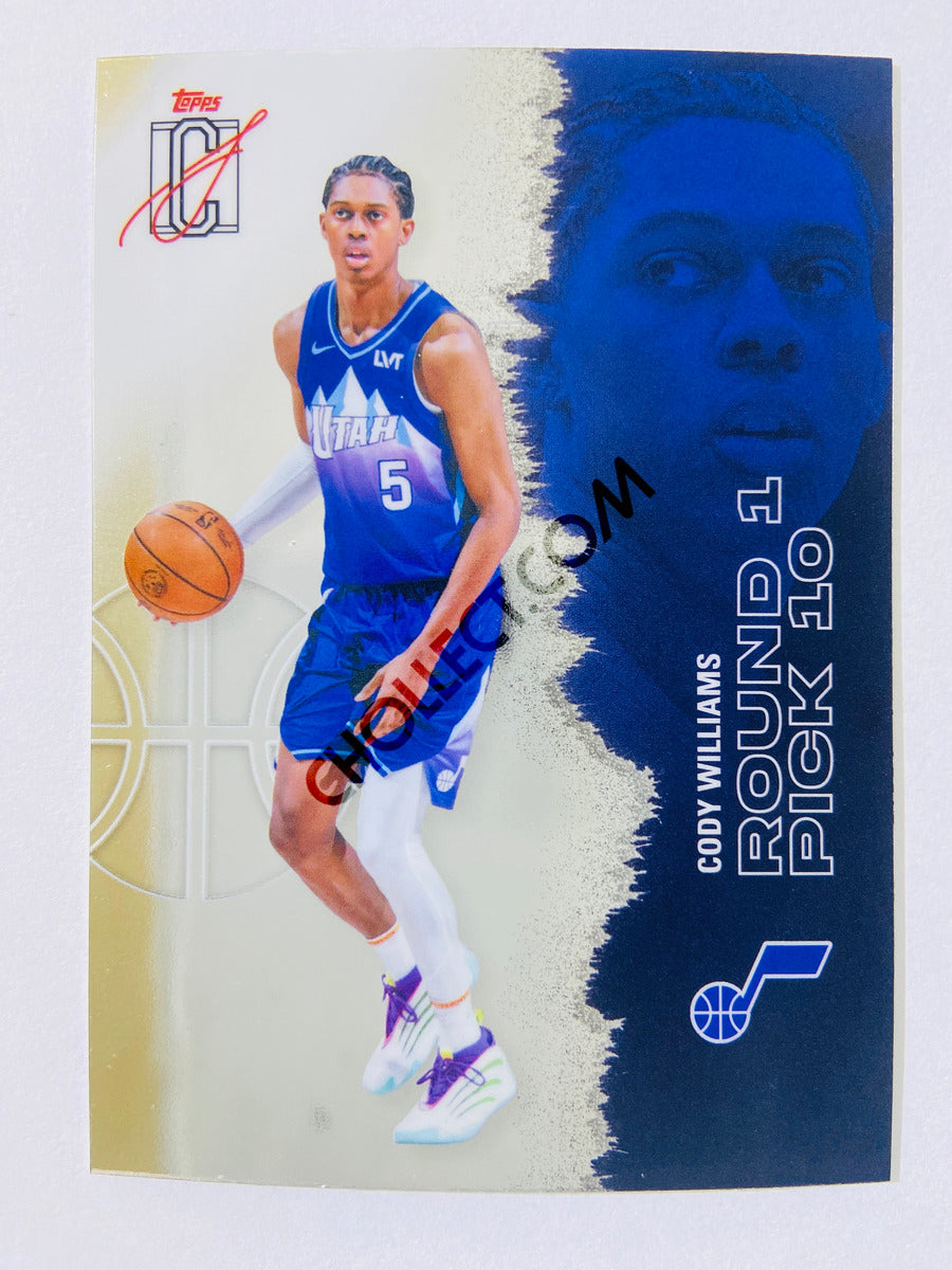Cody Williams - Utah Jazz 2025-26 Topps Signature Class Chrome Variation #17