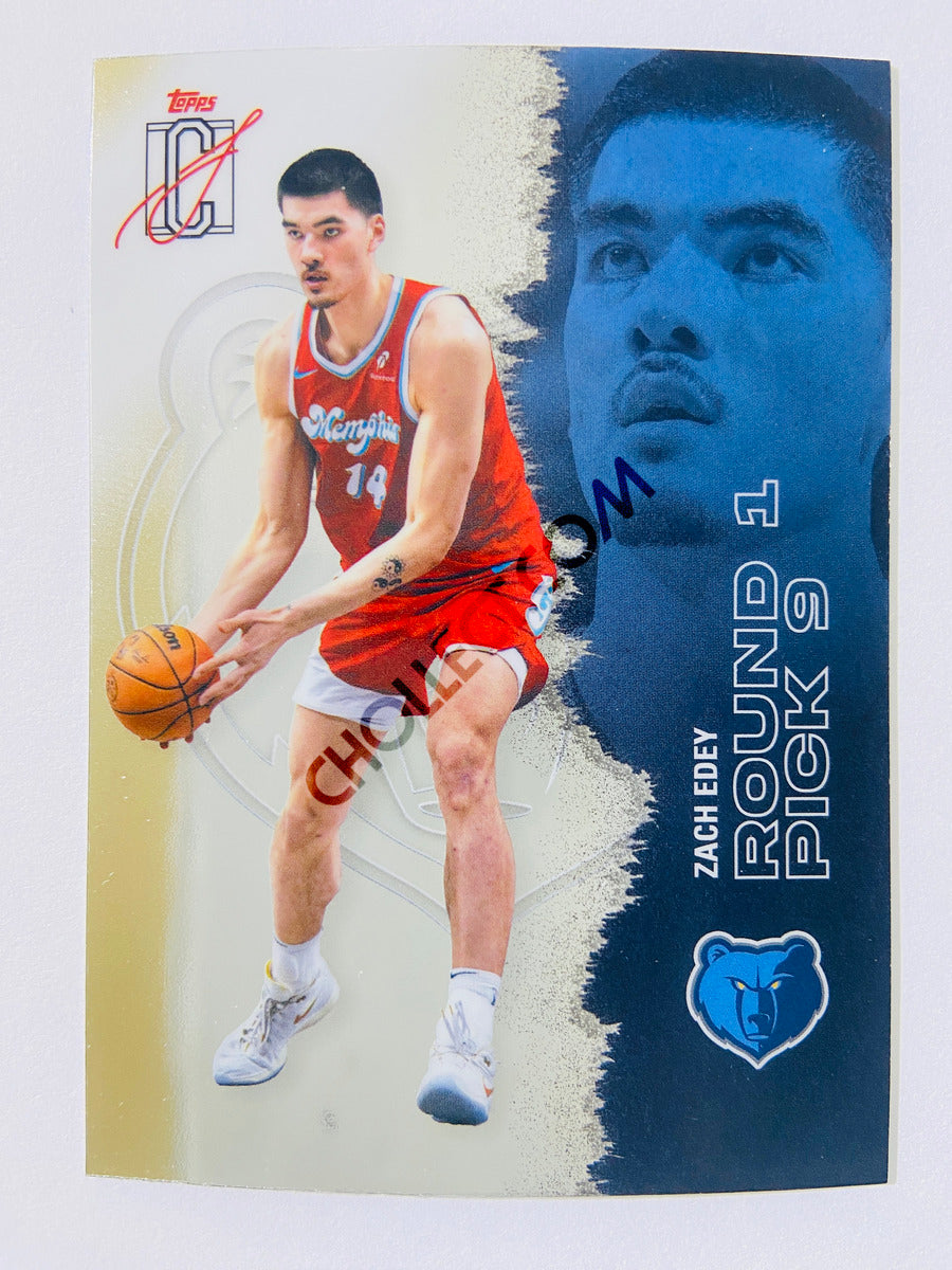 Zach Edey - Memphis Grizzlies 2025-26 Topps Signature Class Chrome Variation #23