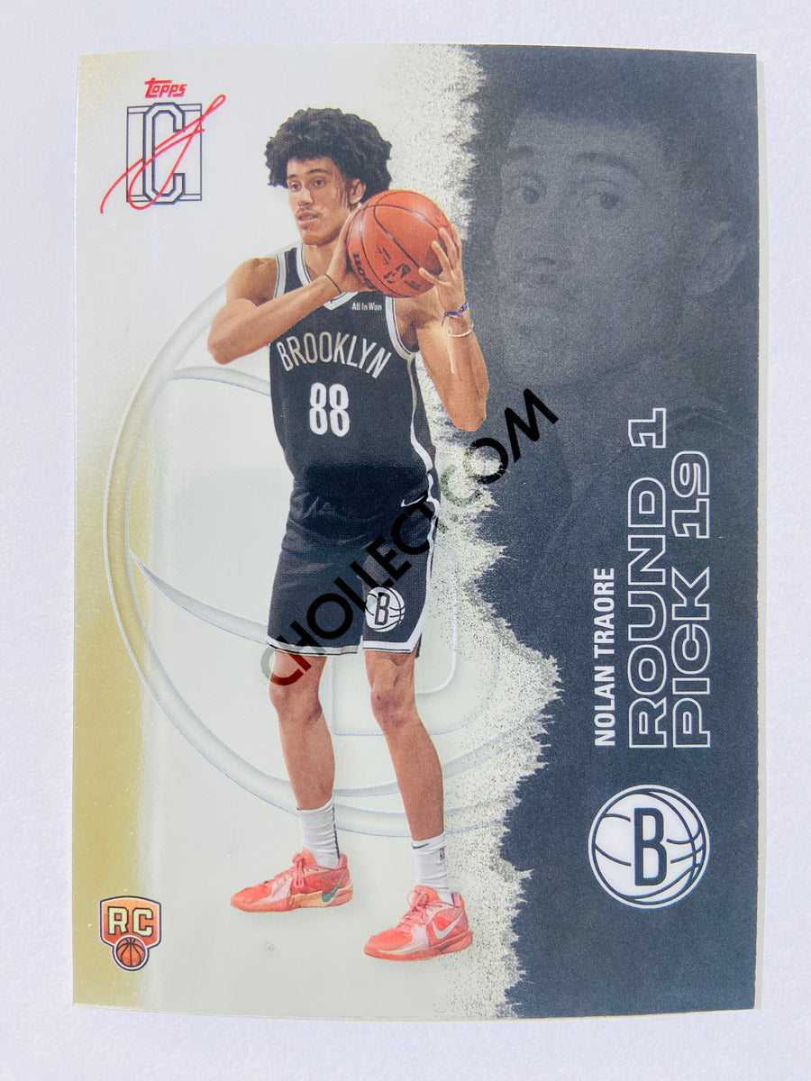Nolan Traore - Brooklyn Nets 2025-26 Topps Signature Class Chrome Variation RC Rookie #114
