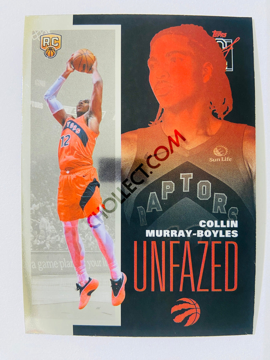 Collin Murray-Boyles - Toronto Raptors 2025-26 Topps Signature Class Unfazed RC Rookie #FAZE-19