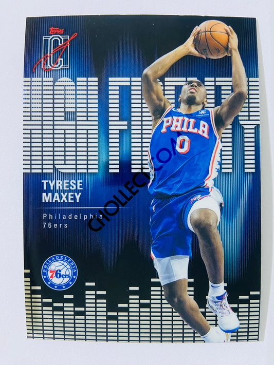 Tyrese Maxey - Philadelphia 76ers 2025-26 Topps Signature Class High Fidelity #HF-28