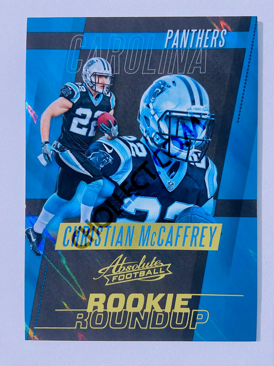 Christian McCaffrey - Carolina Panthers 2017 Panini Absolute Rookie Roundup #34