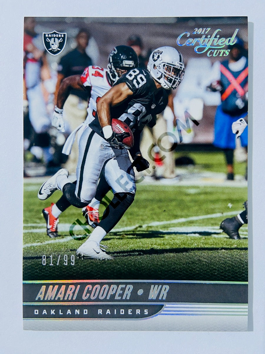 Amari Cooper - Oakland Raiders 2017 Panini Certified Certified Cuts #75 Silver /99