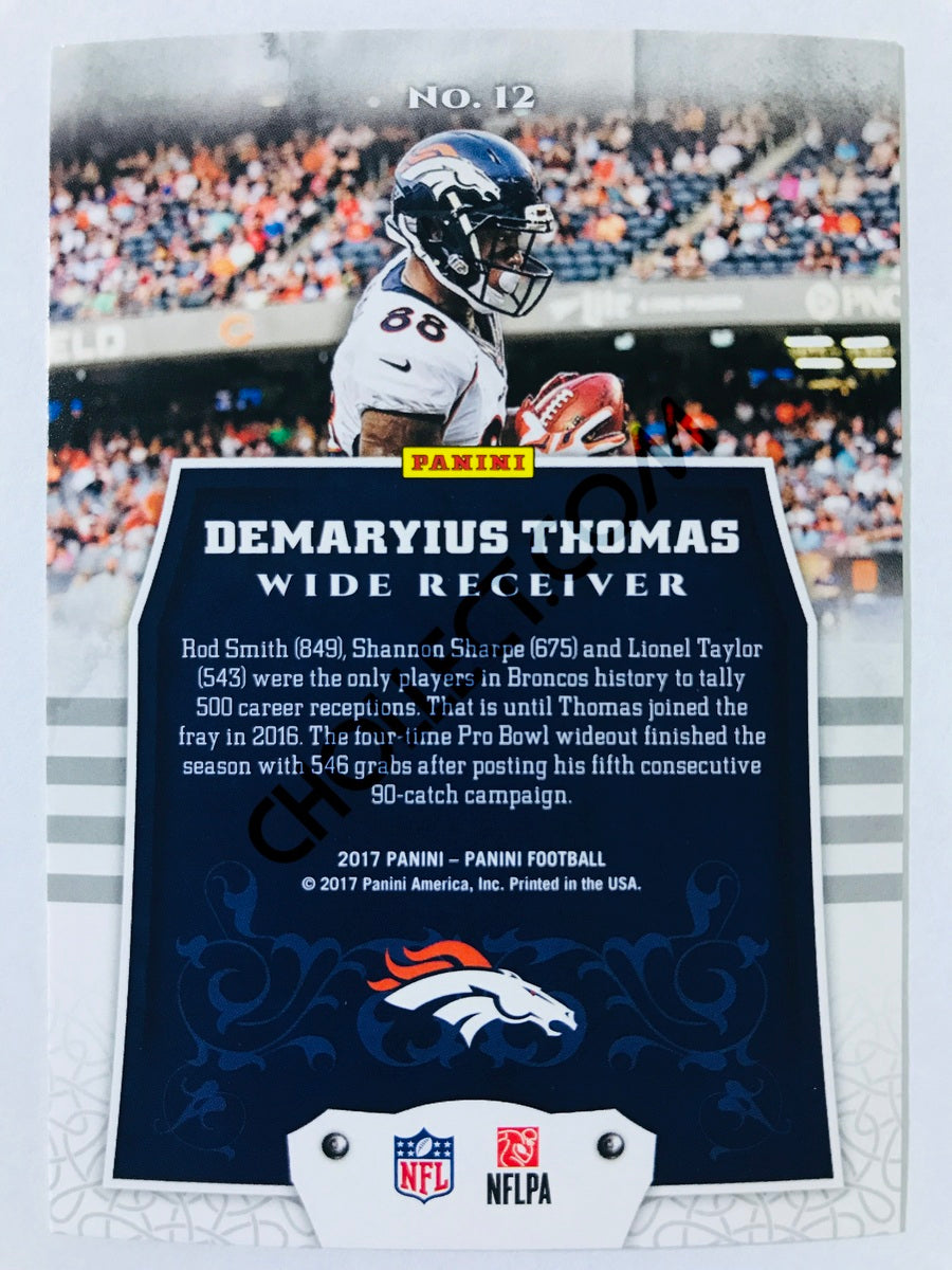 Demaryius Thomas -  Denver Broncos 2017 Panini Panini #12