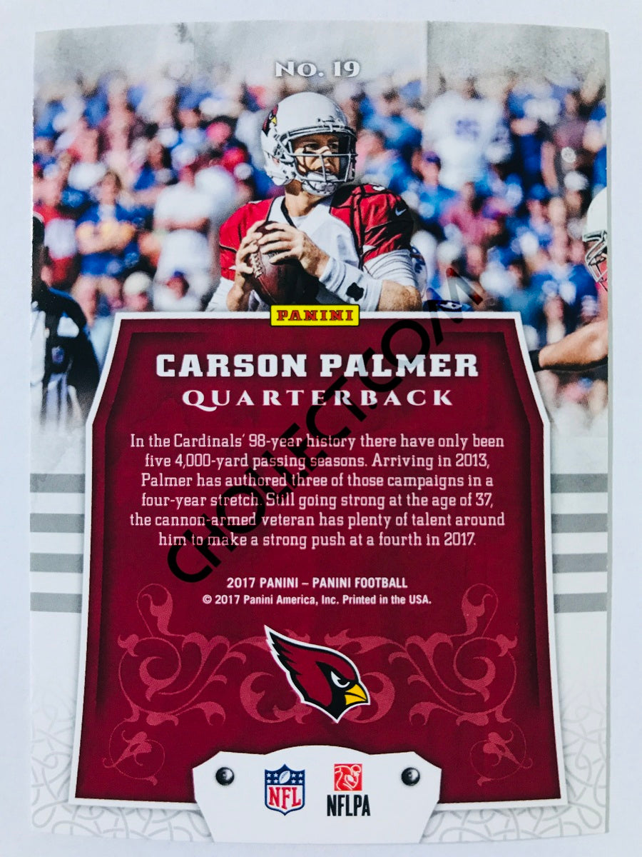 Carson Palmer -  Arizona Cardinals 2017 Panini Panini #19