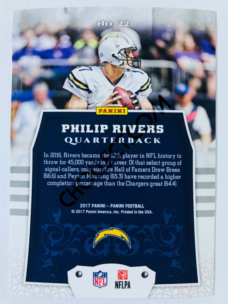 Philip Rivers -  Los Angeles Chargers 2017 Panini Panini #22