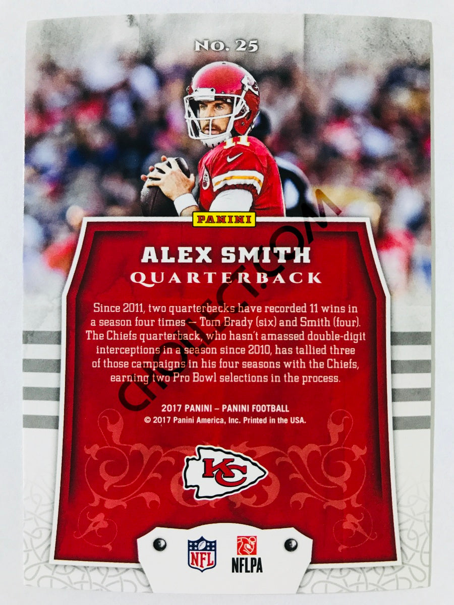 Alex Smith -  Kansas City Chiefs 2017 Panini Panini #25